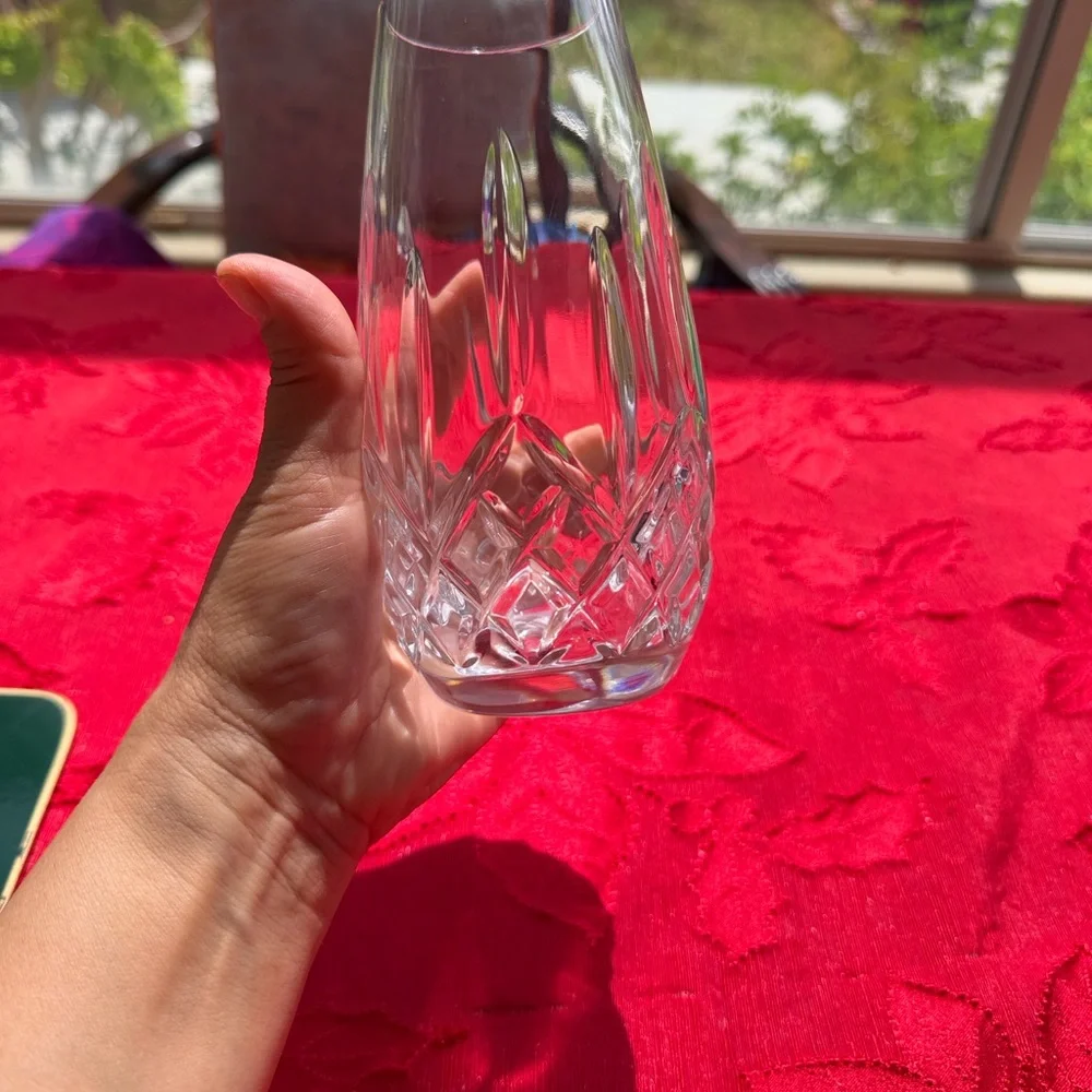 Vintage Waterford Crystal Lismore Vase 6”